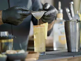 Grilled Pineapple Cocktail